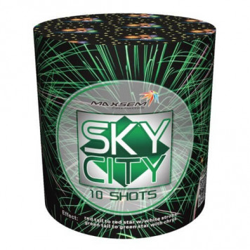 Феєрверк (салют) SKY CITY GREEN GW218-97 від Maxsem