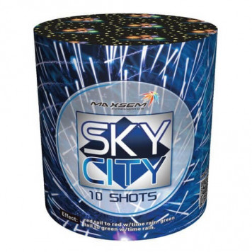 Феєрверк (салют) SKY CITY BLUE GW218-95 від Maxsem