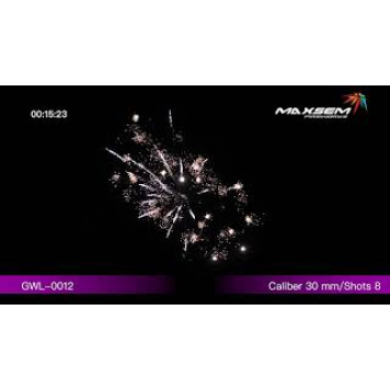 Римська свічка ROMAN CANDLE 1.2" 8 SHOTS GWL-0012B від Maxsem-1