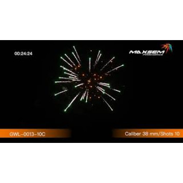 Римська свічка ROMAN CANDLE 1.5" 10 SHOTS GWL-0013-10C від Maxsem-1