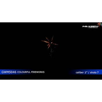 Феєрверк (салют) COLOURFUL FIREWOKRS GWM5046 від Maxsem-1