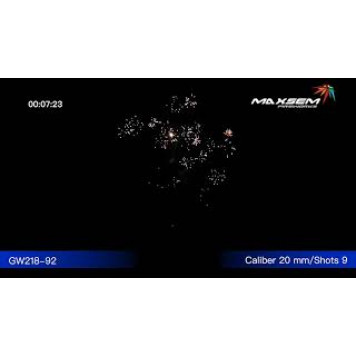 Фейерверк (салют) DARK WORLOCK BLUE GW218-92 от Maxsem-1