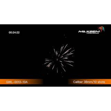 Римська свічка ROMAN CANDLE 1.5" 10 SHOTS GWL-0013-10A від Maxsem-1