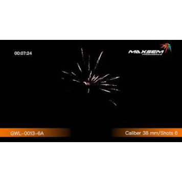 Римська свічка ROMAN CANDLE 1.5" 6SHOTS GWL-0013-6A від Maxsem-1