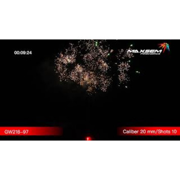 Феєрверк (салют) SKY CITY GREEN GW218-97 від Maxsem-1