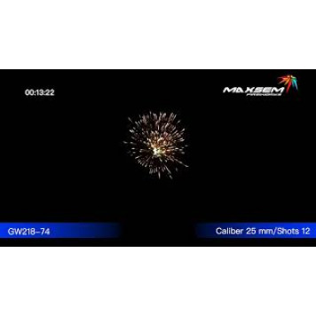 Феєрверк (салют) RED PEONY GW218-74 від Maxsem-1