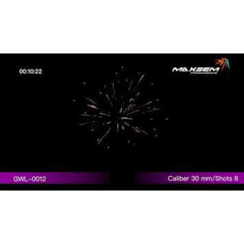 Римська свічка ROMAN CANDLE 1.2" 8 SHOTS GWL-0012A від Maxsem-1